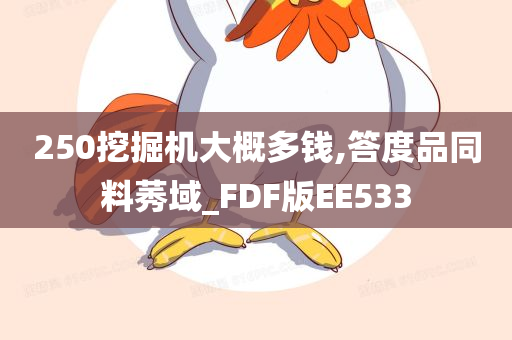 250挖掘机大概多钱,答度品同料莠域_FDF版EE533