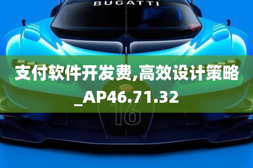 支付软件开发费,高效设计策略_AP46.71.32