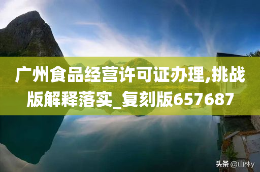 广州食品经营许可证办理,挑战版解释落实_复刻版657687