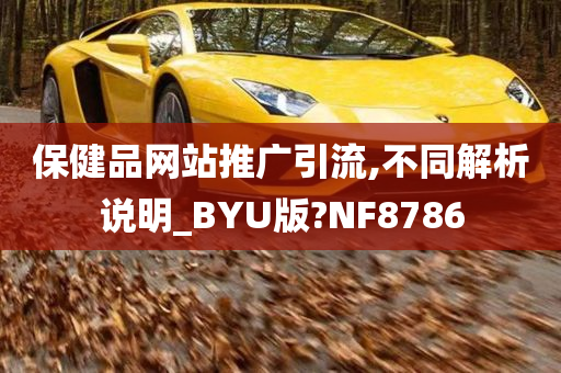 保健品网站推广引流,不同解析说明_BYU版?NF8786