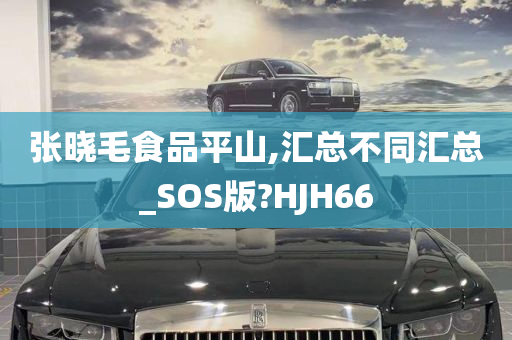 张晓毛食品平山,汇总不同汇总_SOS版?HJH66