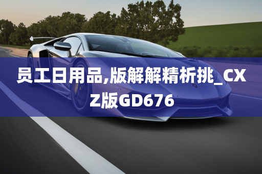 员工日用品,版解解精析挑_CXZ版GD676