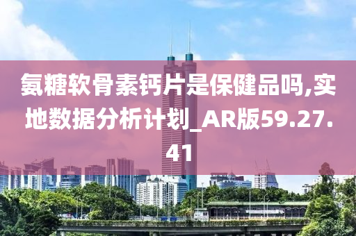 氨糖软骨素钙片是保健品吗,实地数据分析计划_AR版59.27.41