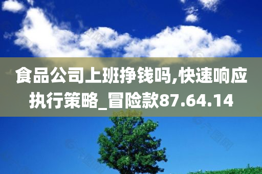 食品公司上班挣钱吗,快速响应执行策略_冒险款87.64.14