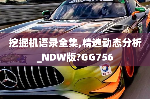 挖掘机语录全集,精选动态分析_NDW版?GG756