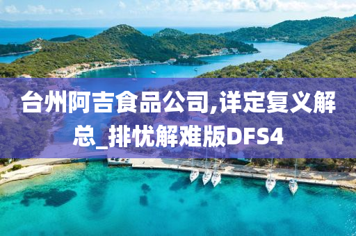 台州阿吉食品公司,详定复义解总_排忧解难版DFS4