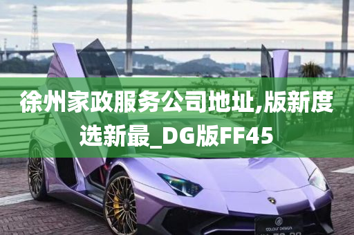 徐州家政服务公司地址,版新度选新最_DG版FF45