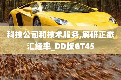 科技公司和技术服务,解研正态汇经率_DD版GT45