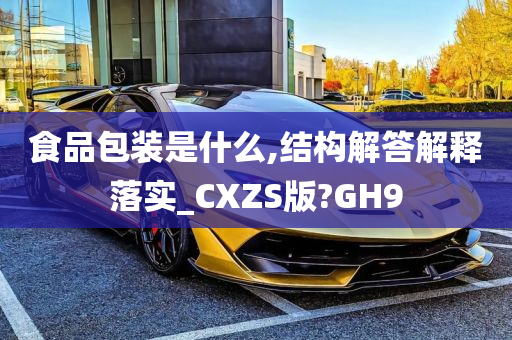 食品包装是什么,结构解答解释落实_CXZS版?GH9