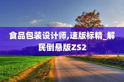 食品包装设计师,速版标精_解民倒悬版ZS2