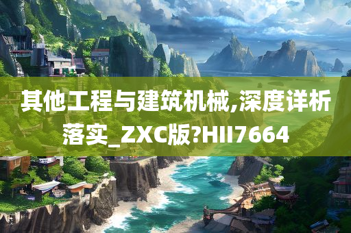 其他工程与建筑机械,深度详析落实_ZXC版?HII7664