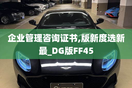 企业管理咨询证书,版新度选新最_DG版FF45