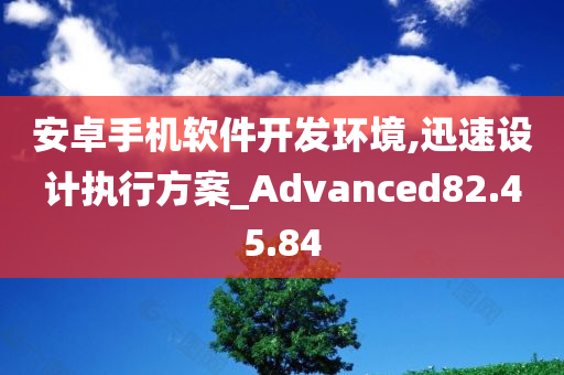 安卓手机软件开发环境,迅速设计执行方案_Advanced82.45.84